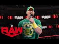 John Cena issues a challenge to Universal Champion Roman Reigns: Raw, July 19, 2021