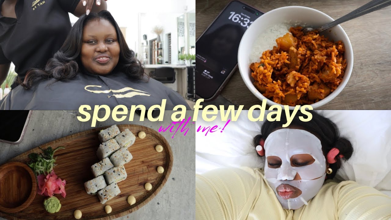 Vlog | sew-in, asian food obsession, skincare routine
