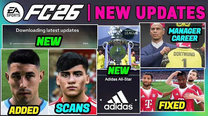EA FC 26 NEWS | NEW UPDATE - Added Real Faces, Career Mode Features & Fixes ✅