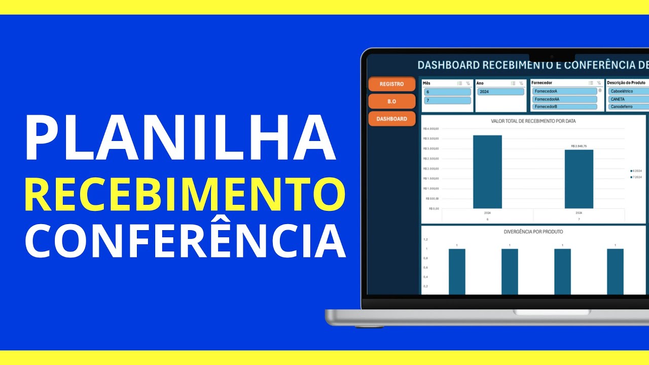 PLANILHA RECEBIMENTO E CONFERÊNCIA DE MATERIAL