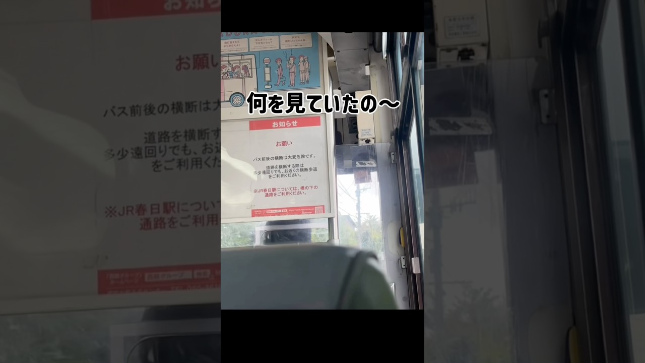バスの運転手が乗客いないと思ってめっちゃ歌ってて気まずいwww