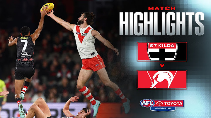 St Kilda v Sydney Swans Highlights | Round 18, 2025 | AFL
