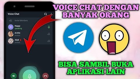 Cara Melakukan Obrolan Suara di Grup Telegram | Voice Chat Telegram