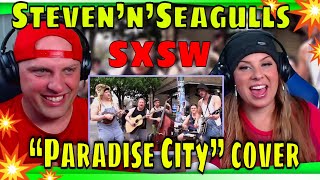 reaction to “Paradise City” cover by Steven’n’Seagulls | SXSW | THE WOLF HUNTERZ REACTIONS