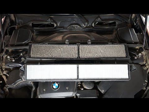 Замена салонного фильтра на BMW E90/E87/E84