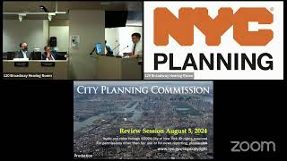 August 5th, 2024: City Planning Commission Review Session