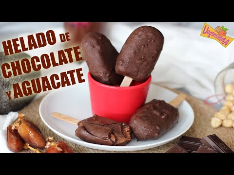 VEGAN AVOCADO AND CHOCOLATE ICE CREAM