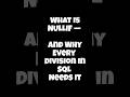 NULLIF — prevent division by zero in SQL #sql