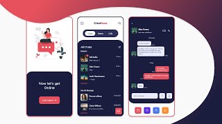 Chatting App Design | Message App Design | Messanger App Design | Adobe XD screenshot 4