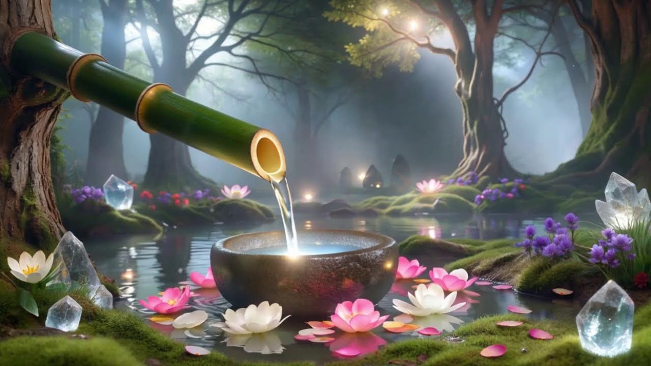 Healing Sleep Music 🌿 Water Sound, Calming Music, Deep Sleep. Stop Overthinking and Eliminate Stress