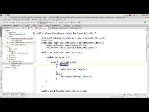 53 Android Studio CheckBox