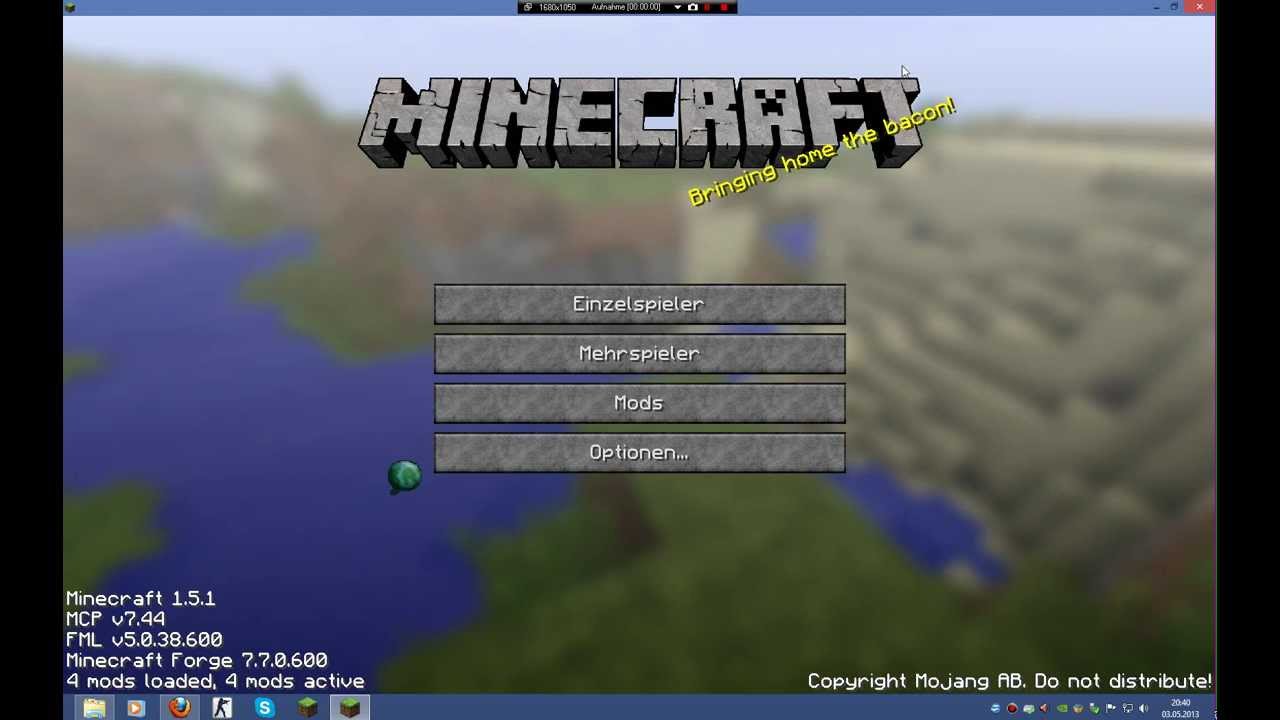 Minecraft Forge Installieren 1.5.1 [German/Deutsch HD] - YouTube