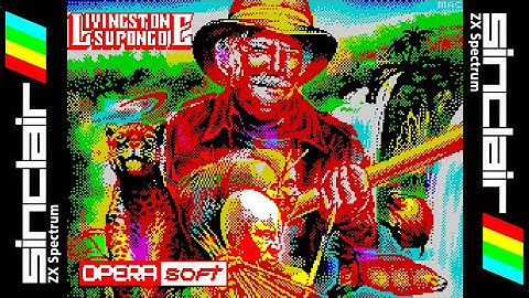 LIVINGSTONE SUPONGO (2025 Edition / MSX music / New Loading Screen) ZX Spectrum