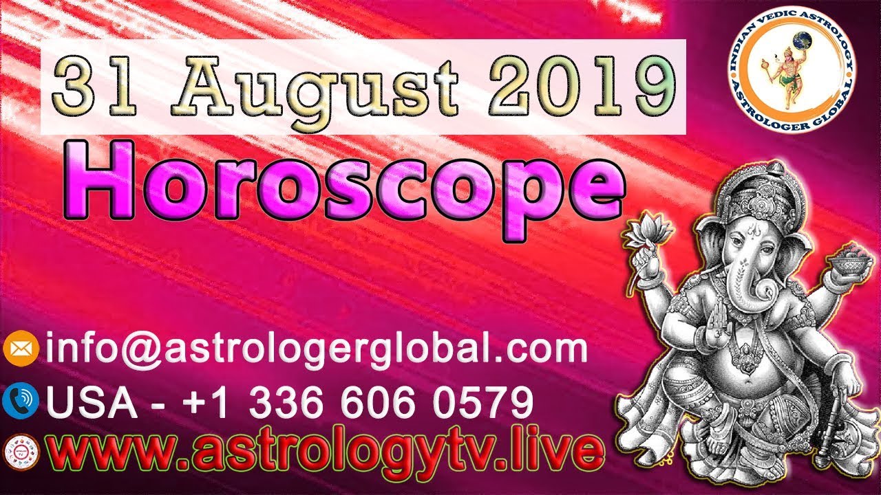 Ежедневный Гороскоп Русский 31st August 2019|индийская ведическая астрология daily horoscope