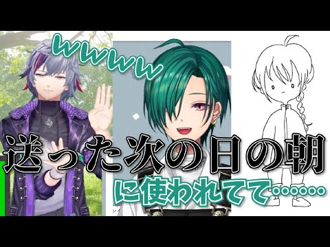 夜に不破湊に送ったラジオ体操のアニメが翌朝に即使われてビビる緑仙+裏話【にじさんじ切り抜き】