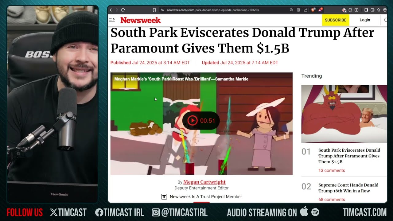 South Park Runs CRINGE Trump Episode After Creators Get $1.5 BILLION, LAZY Writing MOCKED | Tim Pool