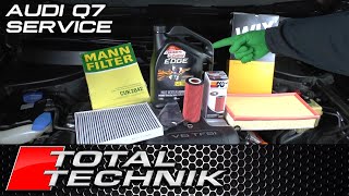 How to Service Your Audi 3.0 TFSI - Q7 - TOTAL TECHNIK