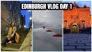VLOG: EDINBURGH DAY 1 - FIRST TIME ON A PLANE IN 2 YEARS!