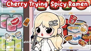 Game World Homeymart Update 🎉| Cherry Trying Ramen For the first time! It's so spicy 🔥🥵 *voiced screenshot 5