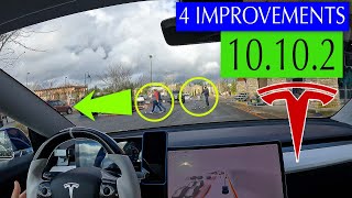 🚙 Tesla Full Self Drive Beta V10.10.2: 4 Improvements To Know About