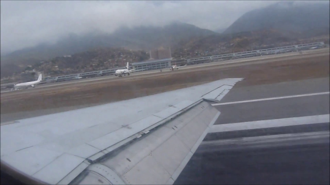 Laser Airlines MD81 FULL Approach and landing Maiquetia YouTube