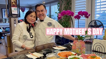 Hiếm hoi thấy chồng Ngọc Huyền vào bếp! Con trai Thanh Tuyền làm điều cảm động mừng Lễ Mẹ muộn