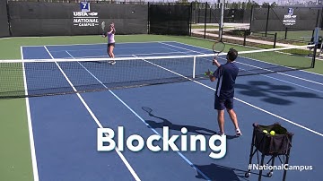 Improve your tennis game: Overhead drill