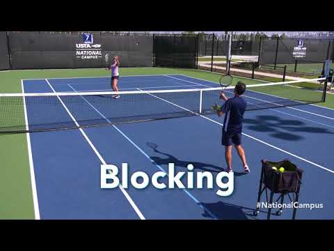 Improve your tennis game: Overhead drill