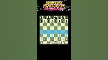 🎯 What Are These Weird Chess Openings Called? 🤔♟️ #chess #shorts