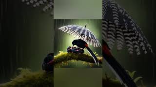 Beautiful Mother Bird Sheltering Herchicks Form The Rain.