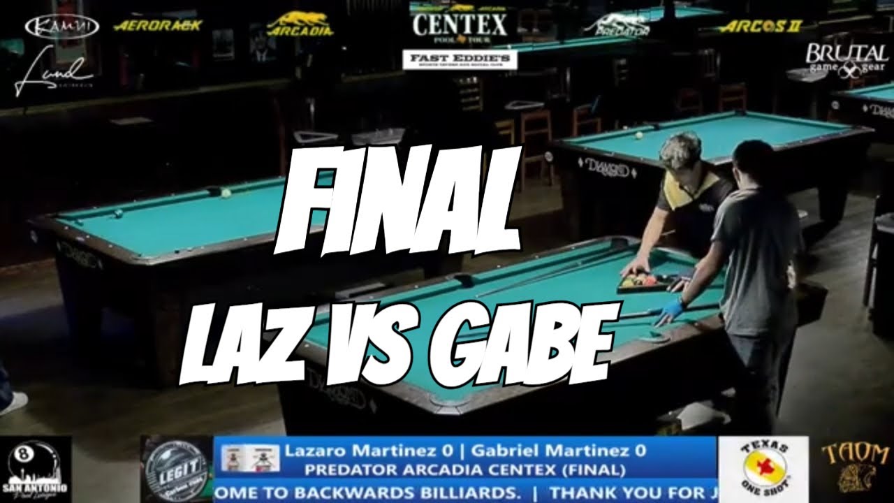 Final: Lazaro Martinez vs Gabriel Martinez / 2025 Predator Arcadia CenTex Pool Tour Stop #1