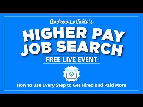 Higher Pay Job Search 🔴 4: Offer Negotiation