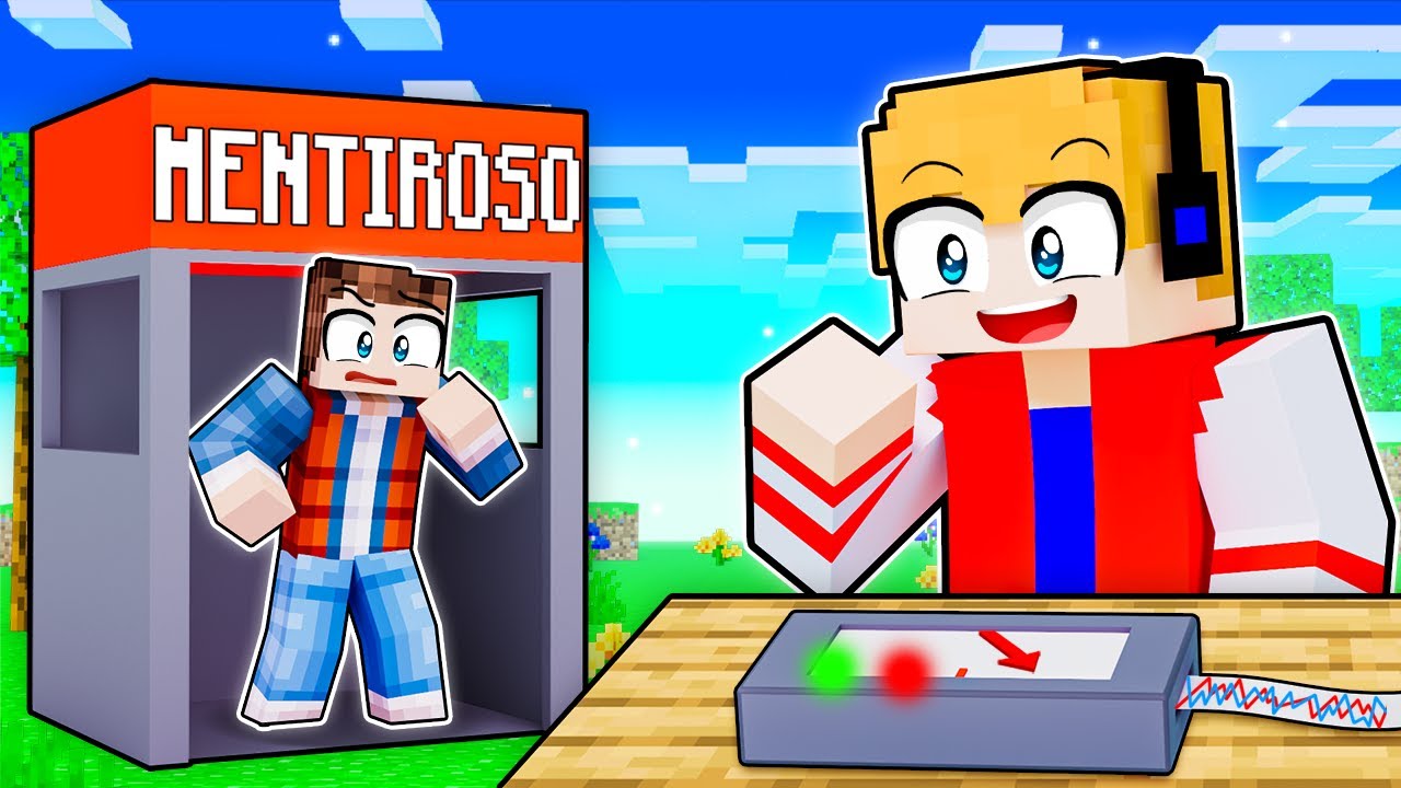Trolei meu Amigo com MOD DETECTOR DE MENTIRAS no Minecraft - YouTube