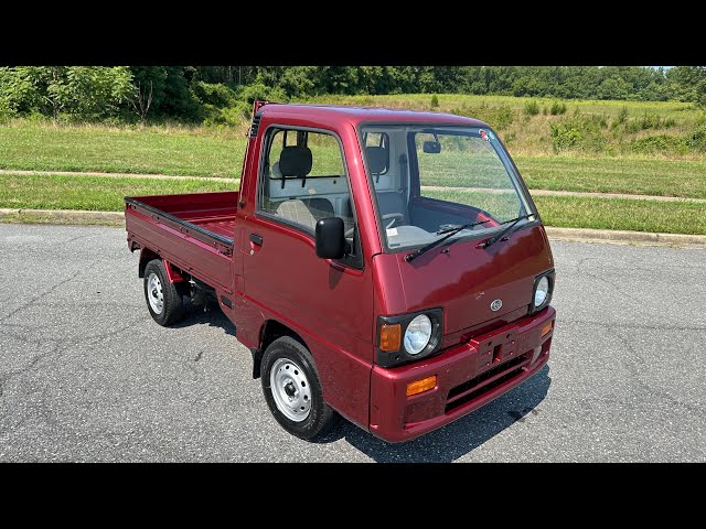 1994 SUBARU SAMBAR KS4 - 4WD - 5 SPEED - KEI TRUCK - JDM - DRIVING