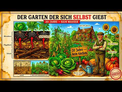 Der Garten, der sich 20 Jahre lang von selbst gießt — warum haben wir das vergessen?