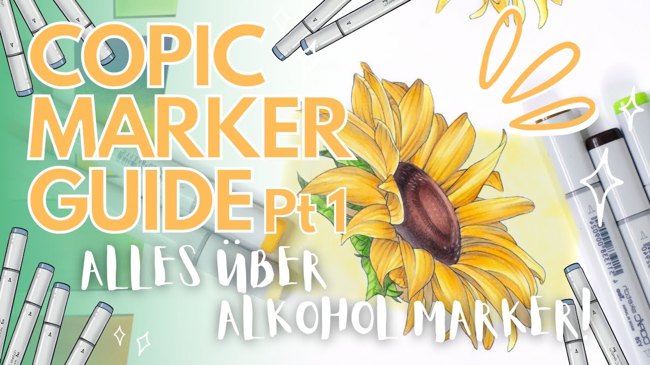 Du willst mit Copic Markern arbeiten? Schau das zuerst! | COPIC MARKER GUIDE PT. 1