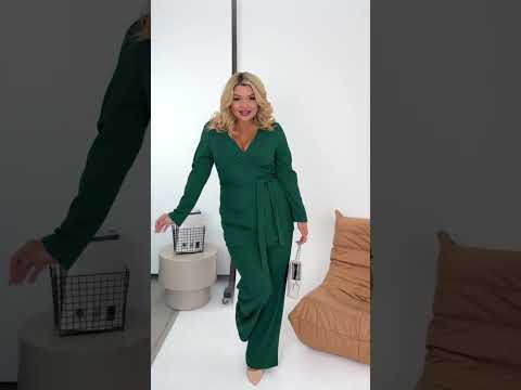 Жіночий брючний костюм батал, видео 1