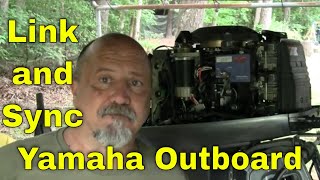 Linkage Adjustment  How to Link & Sync a Yamaha Outboard 40hp 2 stroke