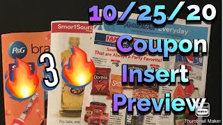 What coupons are we getting? 10/25/20 Coupon Insert Preview