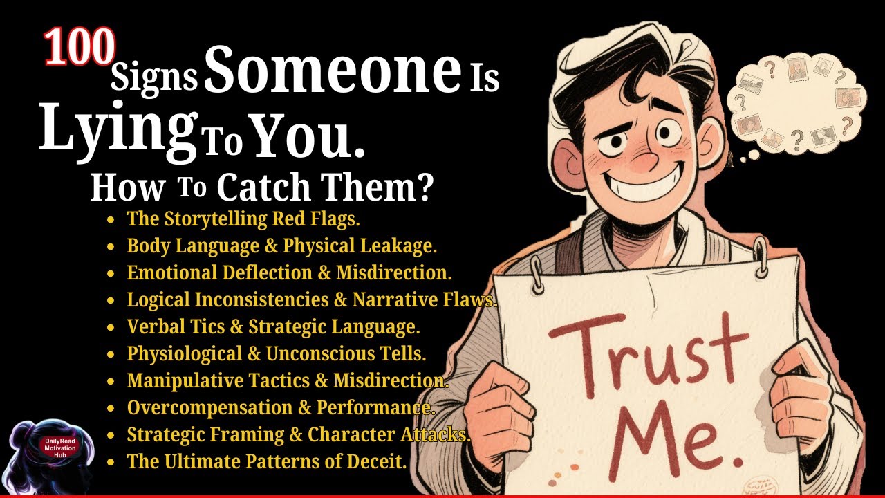 100 Signs Someone Is Lying To You - How To Catch Them