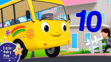 Ten Little Buses & Playground Song ⭐Little Baby Bum - Nursery Rhymes for Kids | Baby Song 123
