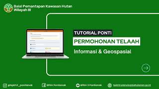 Tutorial PONTI : Telaah Kawasan Hutan