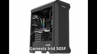 PC skriňa Genesis Irid 505 F s piatimi ventilátormi
