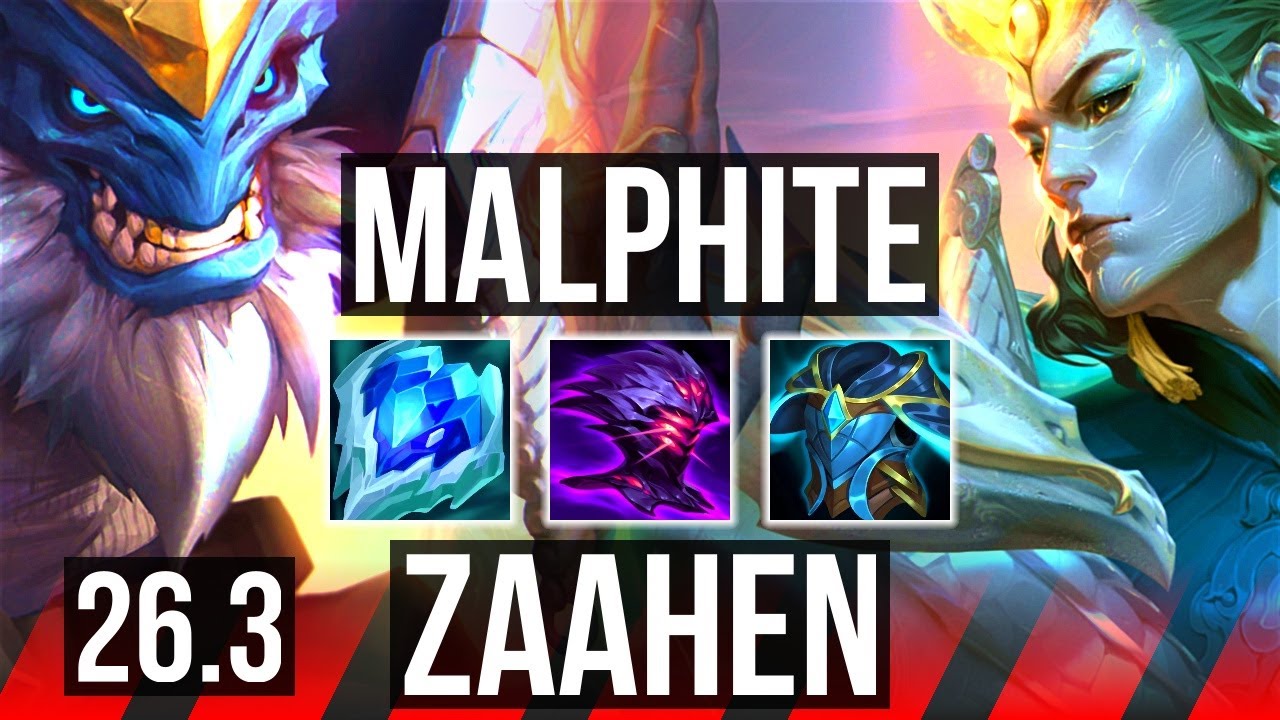 MALPHITE vs ZAAHEN (TOP) | EUNE Challenger | 26.3