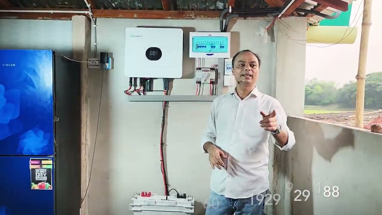 Growatt 6000 Watt Hybrid Solar Setup : Gro watt 48 Volt Lithium Battery 100 Amp