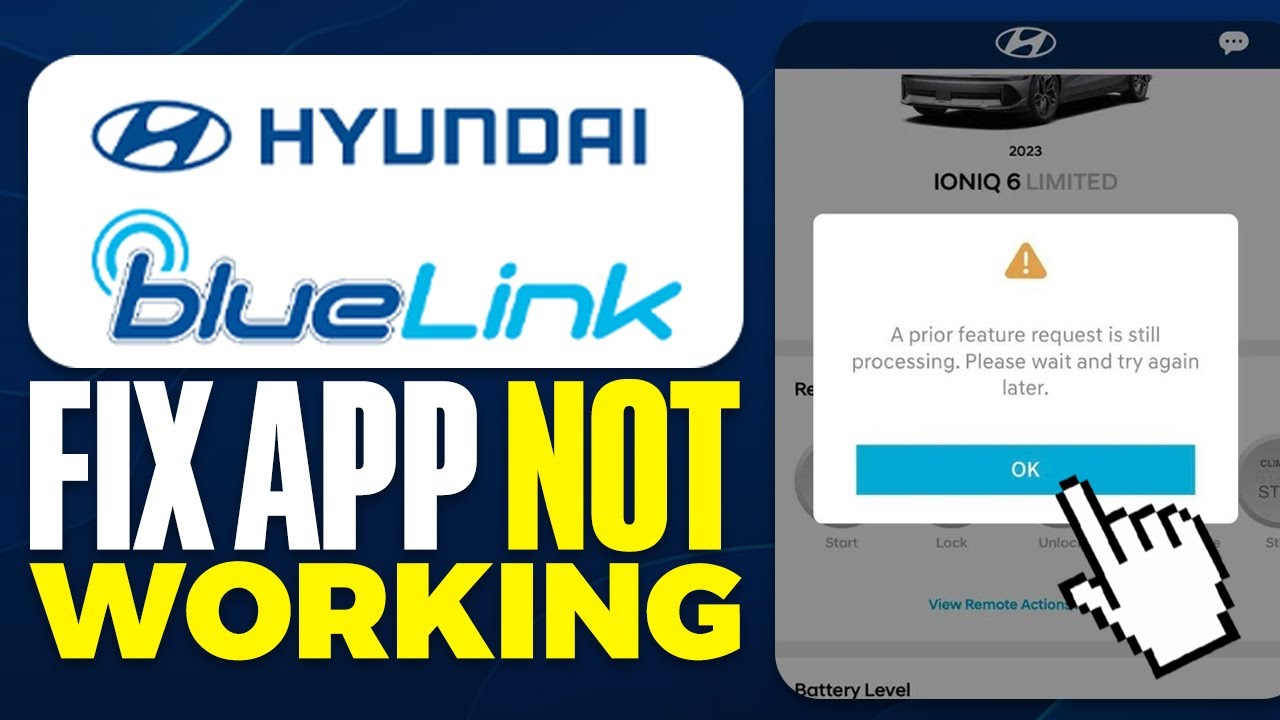 How To Fix Hyundai Bluelink App Not Working (2024) - YouTube