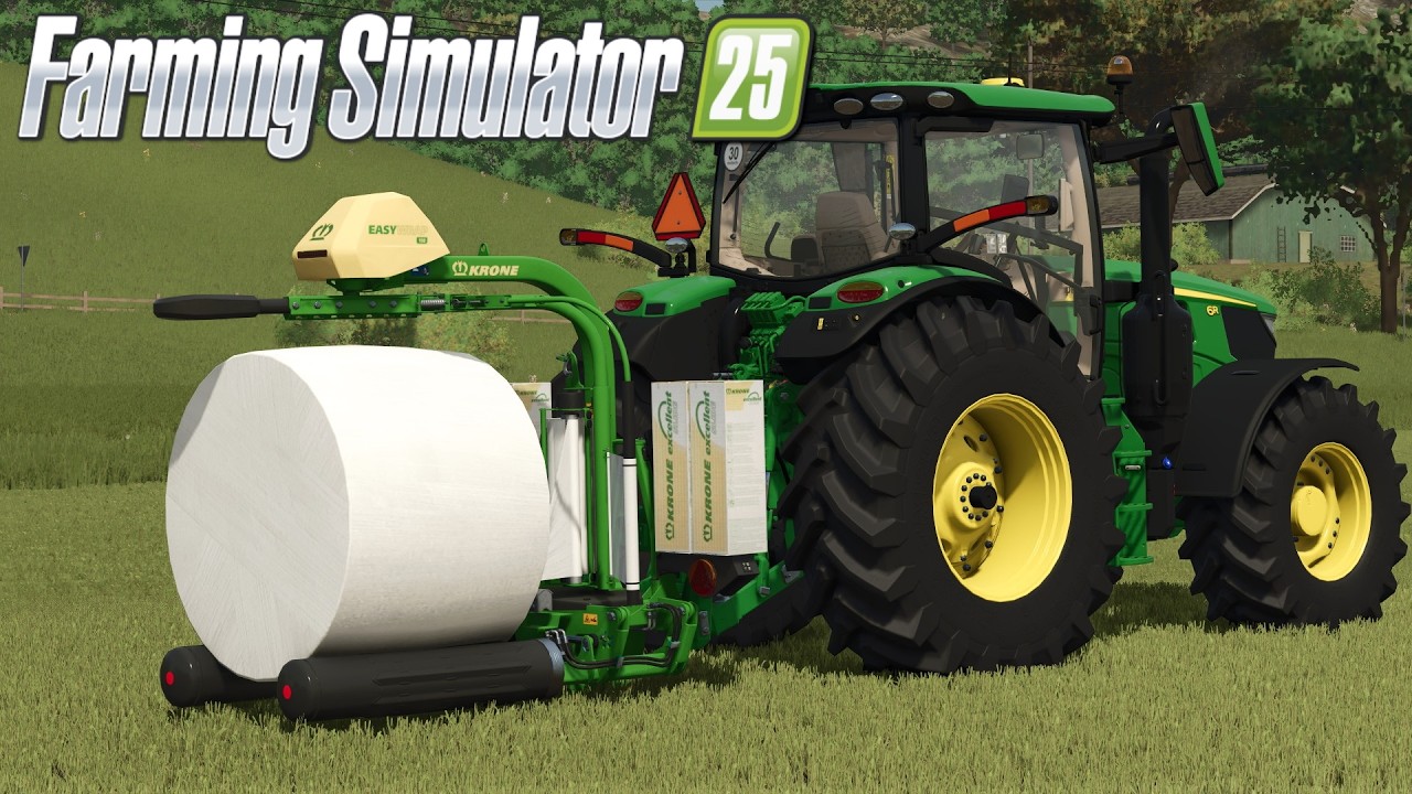 Farming Simulator 25 Krone EasyWrap 150 Mod Conversion Release