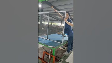 How does the two-section screen window making process work like this?#qiangning