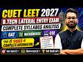 CUET LEET 2027 | Complete Syllabus Analysis | GAT + Mathematics + CSE | CUET LEET Exam #cuetleet