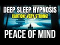 Deep Sleep Hypnosis 😴 Peace Of Mind & Fall Asleep Fast 🕯️ [With Relaxing Stream Sounds]